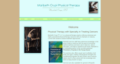 Desktop Screenshot of mcdancetherapy.com
