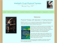 Tablet Screenshot of mcdancetherapy.com